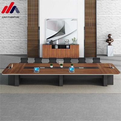 E1 MDF/MFC Melamine Board Grote vergadertafel Moderne conferentietafel voor multifunctioneel
