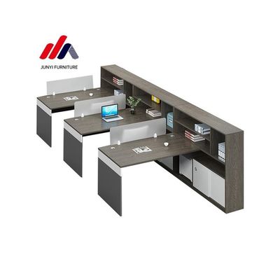 Moderne MFC-materiaal verstelbare werkstation voor aangepaste kantoorruimtes