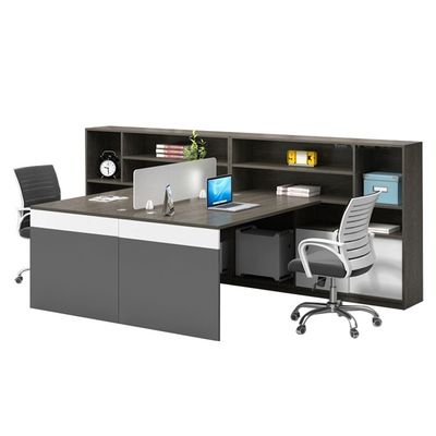 Moderne MFC-materiaal verstelbare werkstation voor aangepaste kantoorruimtes