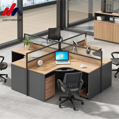 Modulaire werkplek met moderne ontwerpstijl en MFC-materiaal