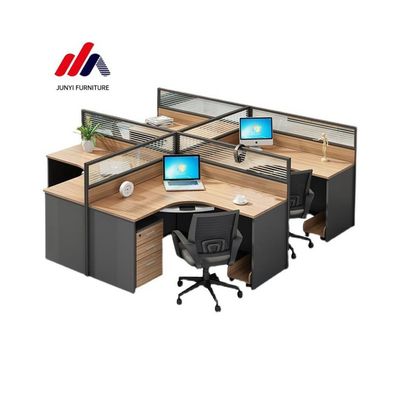25 mm dikte tafeltop werkstation meubels voor school kantoor bureau met afscherming