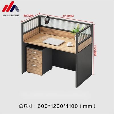 25 mm dikte tafeltop werkstation meubels voor school kantoor bureau met afscherming