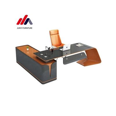 Maak een professionele werkruimte met bakverf L-vormige Executive Office Desk