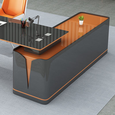Maak een professionele werkruimte met bakverf L-vormige Executive Office Desk