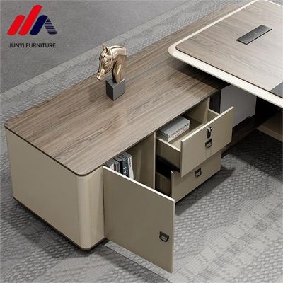 Gepersonaliseerde kleuren Moderne hout Home Office Computer bureau met aanpasbare lade