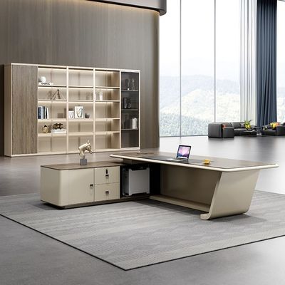 Gepersonaliseerde kleuren Moderne hout Home Office Computer bureau met aanpasbare lade