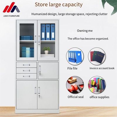 Lasstructuur Moderne metalen archiefkasten Boekenplank met dikte 0,5-1,2 mm