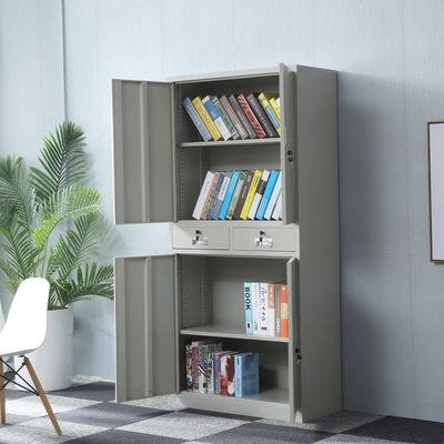 0.5-1.2 mm Dikte Moderne kantoor stalen archiefkas met roestvrij staal