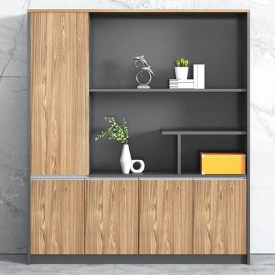 Kantoormeubelen Massivhouten archiefkas met MFC houten materiaal Stijlvol en functioneel