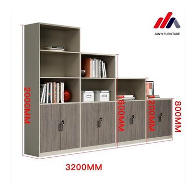 E1 Melamine kantoorkasten kantoorkasten met deuren en planken